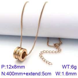 SS Rose Gold-Plating Necklace